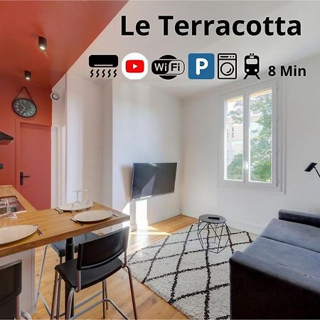 شقة Terracotta-T2-Clim-Parking Gratuit Prive Pierre-Bénite المظهر الخارجي الصورة